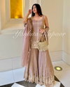Tew Chinon Silk With Havy Embroidery Work Top With Sarara Dupatta Wholesale In India